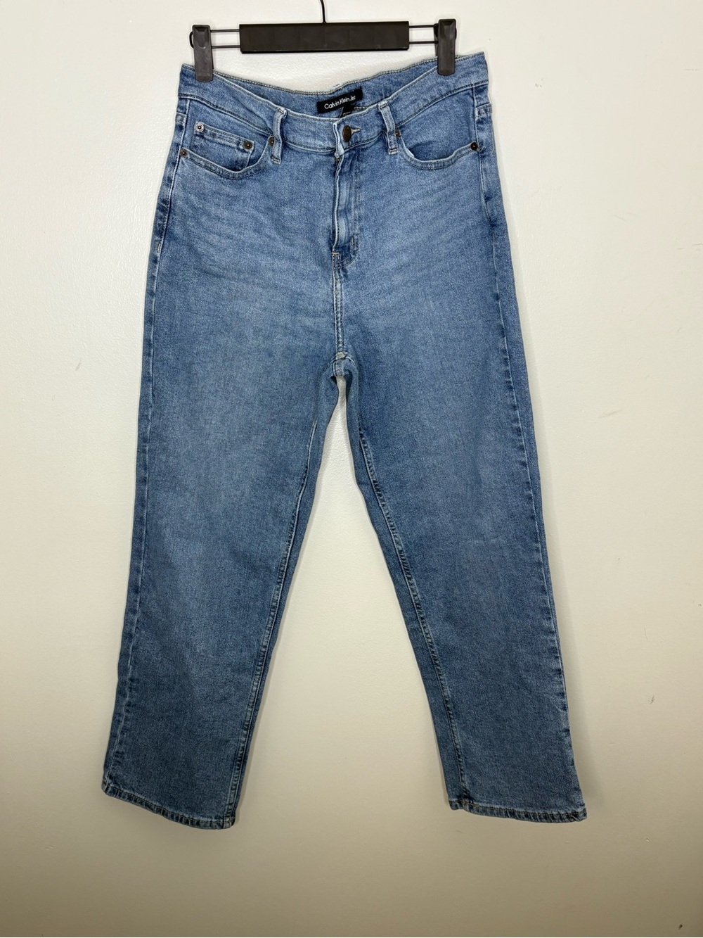 Calvin Klein Medium Blue Straight-Leg Jeans